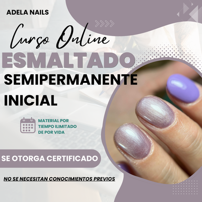 CURSO ONLINE INICIAL ESMALTADO SEMIPERMANENTE