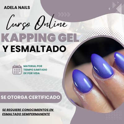CURSO ONLINE KAPPING GEL + ESMALTADO