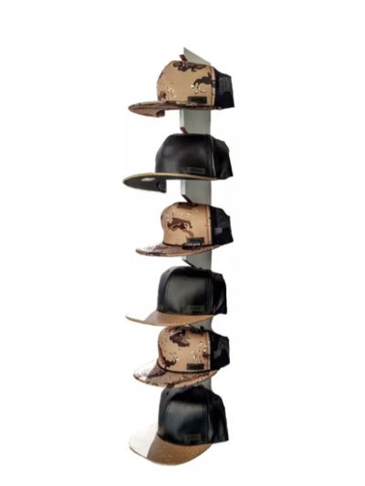 Organizador 6, Perchero, Exhibidor Rack 6 Gorras Gorros Caps