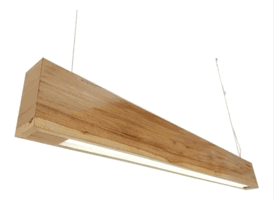 Lampara led minimalista Madera maciza petiribi