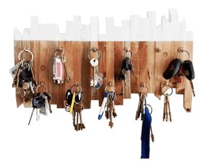Llavero de pared skyline 11 ganchos 