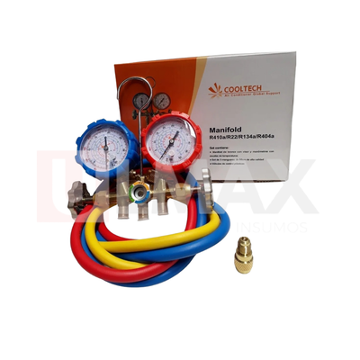 Manifold Cooltech R410 R22 R134 R404