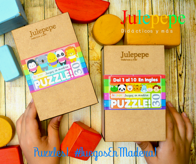 PUZZLE INGLÉS Del 1 al 10 - 30 piezas