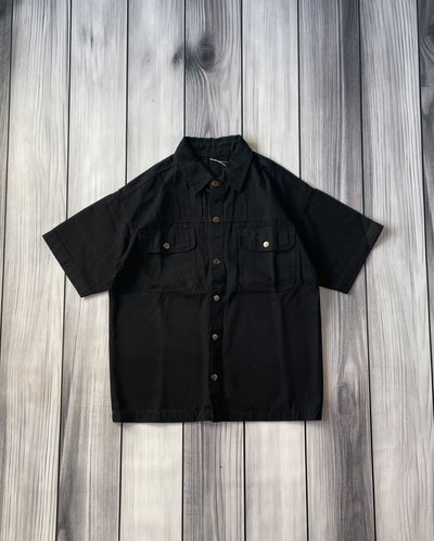 Camisa 'classic' Negro