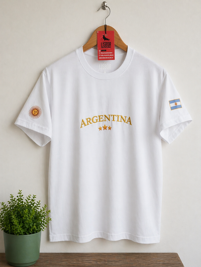 REMERA ARGENTINA BLANCA