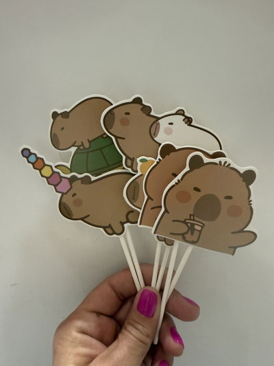 Capibara Set decorativo para tortas . 