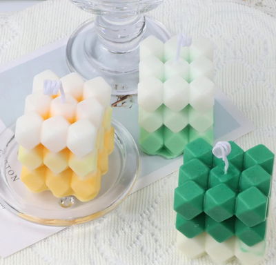 Molde Cubo Geométrico Cubik  3d bm2554