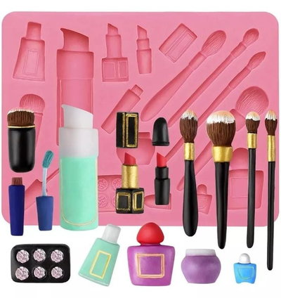 Molde de Silicona Maquillaje REPOSTERIA DECORACION