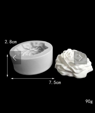 Molde de Silicona Peonía Flor