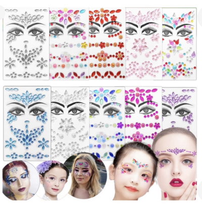 Strass Decorativo para Cara y Cuerpo