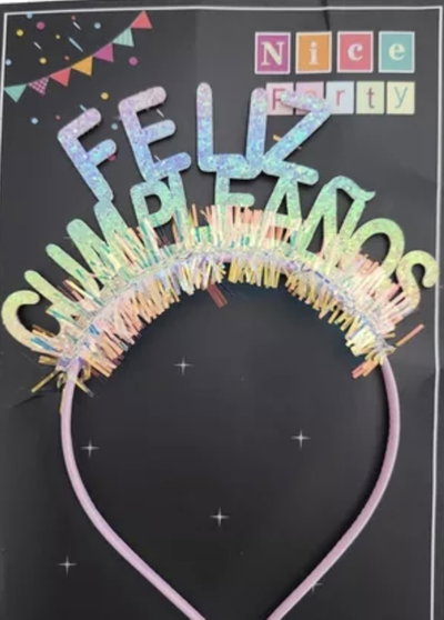 Vincha de Feliz Cumpleaños
