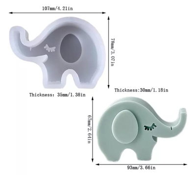 Molde de Silicona de Elefante bm2341