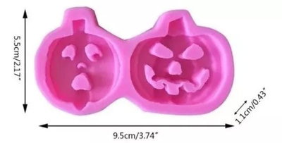 HALLOWEEN Molde de Silicona Cara Calabaza 
