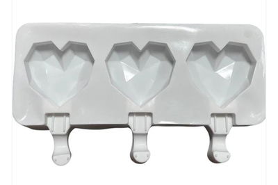 Molde Paleta Corazón Diamantex3