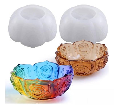 Molde de Silicona Flor de Loto Cuenco/ maceta/ contenedor 2925