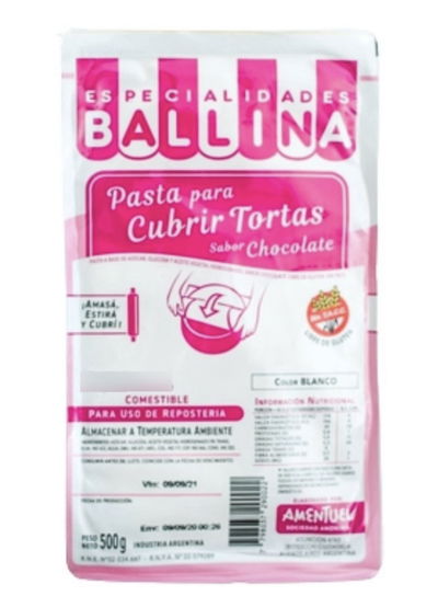 Pasta Ballina Presentación 500 gr 