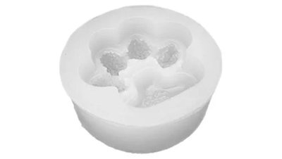 Molde de Silicona PATITA DE PERRO con Relieve 45H10 YESO RESINA CEMENTO
