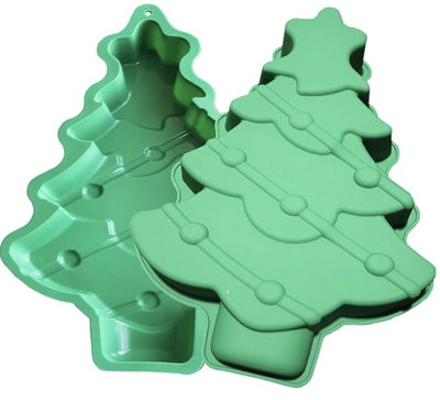 NAVIDAD Molde de Silicona Pinito de Navidad Grande REPOSTERIA DECORACION