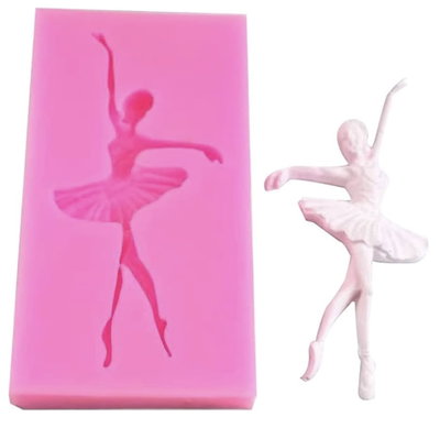 Molde de Silicona Bailarina de Ballet Chico 