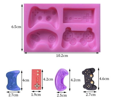 Molde de Silicona Joystick REPOSTERIA DECORACION