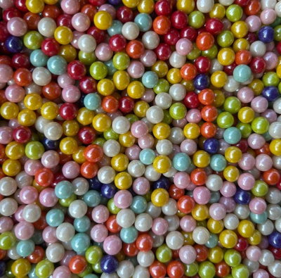 Perlas Comestibles Multicolor Multitamaño
