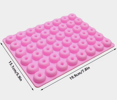 Molde  Silicona Mini Donas x48 REPOSTERIA DECORACION