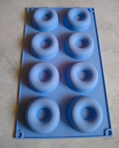Molde de Silicona Dona x8 REPOSTERIA DECORACION
