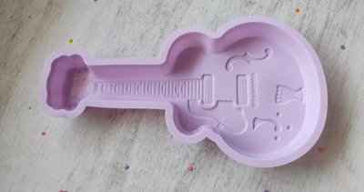 Molde de Silicona Guitarra REPOSTERIA DECORACION