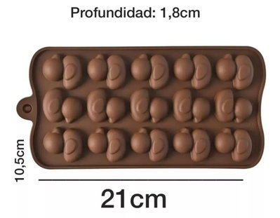 Molde de Silicona  Patitos REPOSTERIA DECORACION