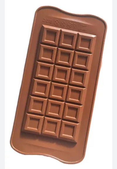Molde de Silicona  Tableta chocolate cuadrados