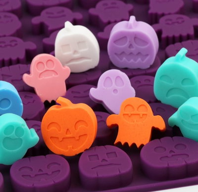 Molde de Silicona Halloween x 69 Cavidades DECORACION REPOSTERIA