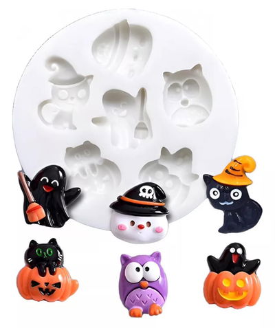 HALLOWEEN Fantasma, Gato, Calabaza, Lechuza    3206