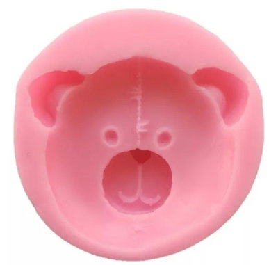 Molde de Silicona Cara de Oso