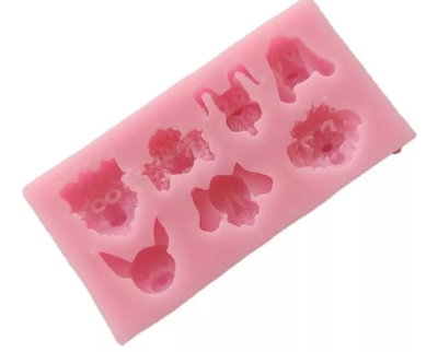 Molde de Silicona Caritas de Perritos 