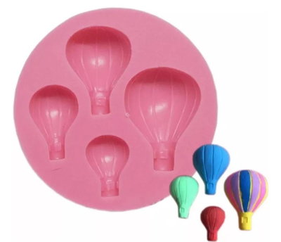 Molde de Silicona Globo Aerostático X4 REPOSTERIA DECORACION