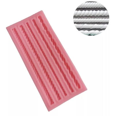 Molde de Silicona Cordones