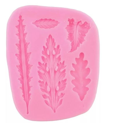 Molde de Silicona  Hojas  Alargadas  REPOSTERIA DECORAACION