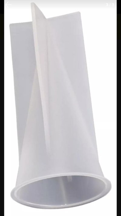 NAVIDAD Molde de Silicona Cono Para Vela  VELA YESO CEMENTO NAVIDAD (M5)