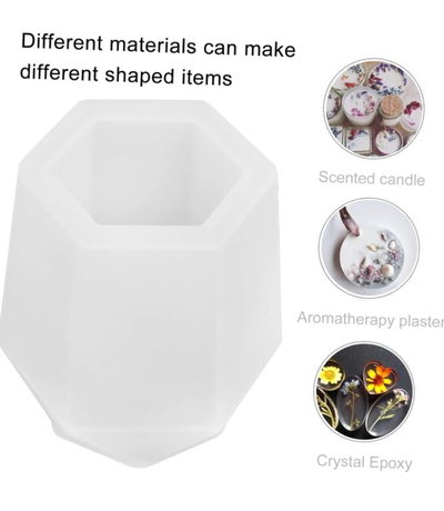Molde de Silicona MINI FLORERO/ PORTA LAPICES 3468