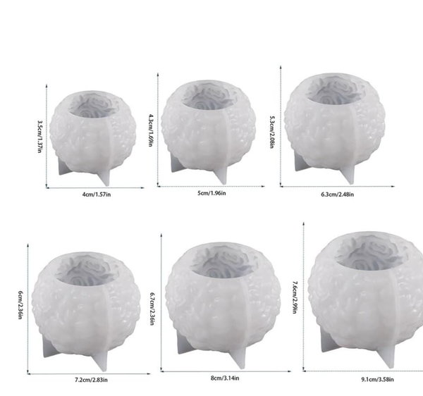 Molde de Silicona Topario de Rosas