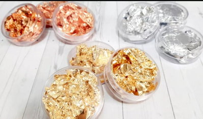 Papel Comestible Rosa Gold/ Oro / Plateado REPOSTERIA DECORACION