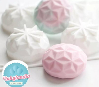 Molde de Silicona Gema Diamante x6 REPOSTERIA DECORACION