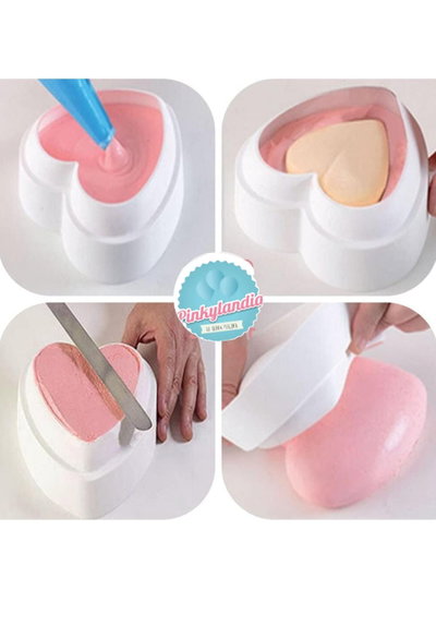 Molde de Silicona Corazón REPOSTERIA DECORACION