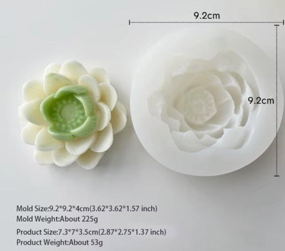 Molde de Silicona loto Abierta