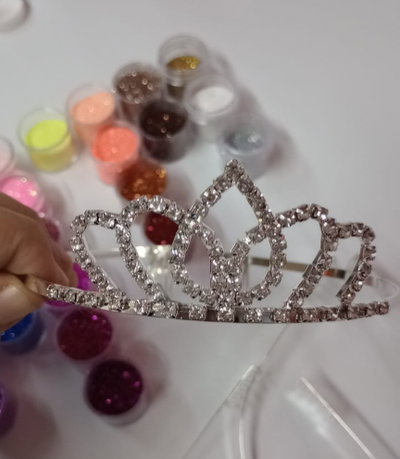 Corona de Strass Metalizadas