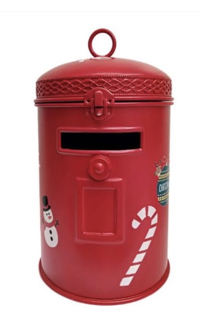 Navidad Buzón navideño metálico “Cartas a Papá Noel” 🎄✨Y15.10