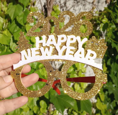 Navidad Anteojos Happy New Year 2026