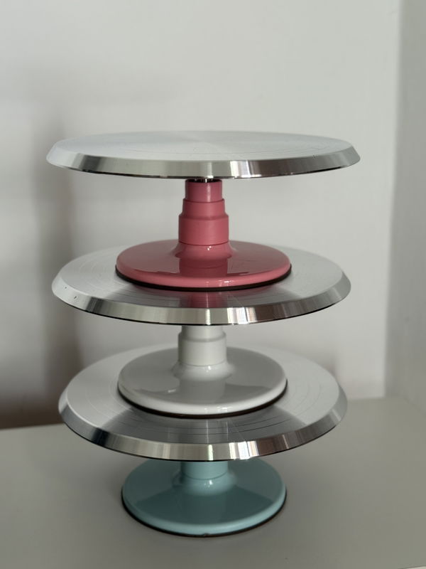 Plato Giratorio ALUMINIO  REPOSTERÍA  DECORACIÓN Y27-1