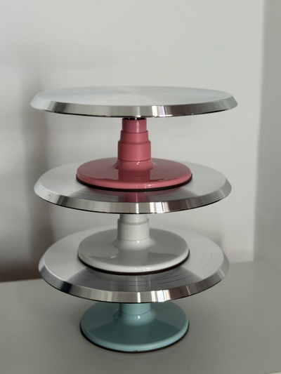 Plato Giratorio ALUMINIO  REPOSTERÍA  DECORACIÓN Y27-1