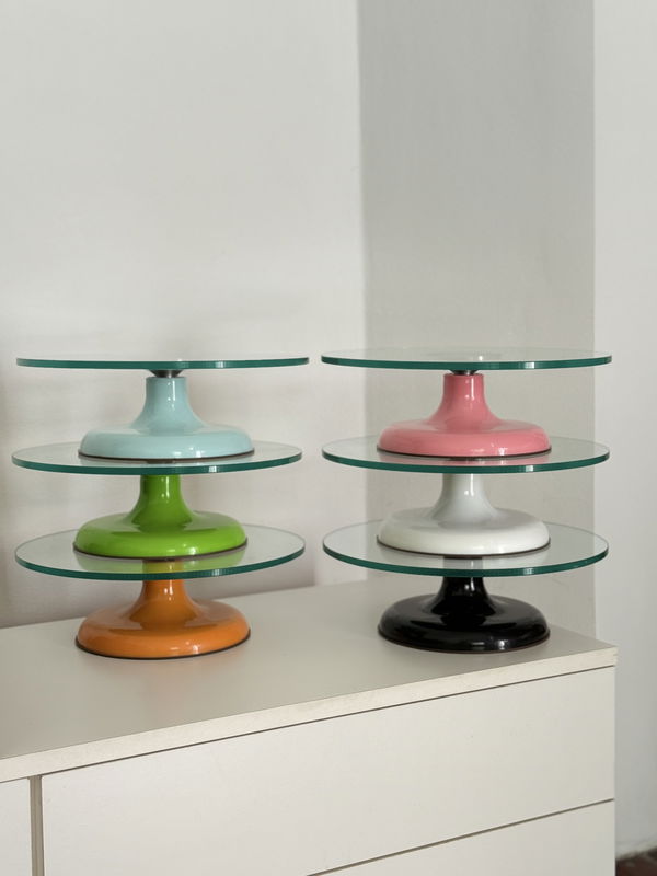 Plato Giratorio Vidrio Y27-3 REPOSTERIA DECORACION